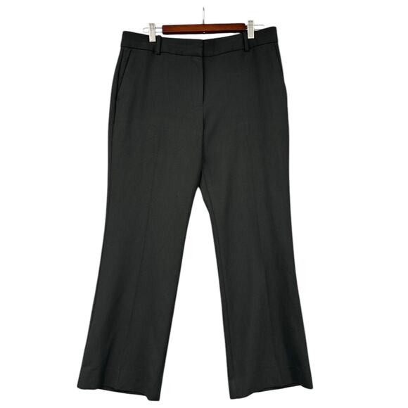 Ann Taylor Black High-waisted Wide-leg Dress Career Pants Womens Size 10 - Picture 1 of 8